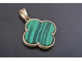 Кулон у стилі Van Cleef із малахітом