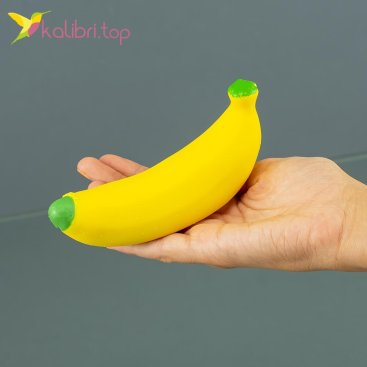 Іграшка тягучка антистрес Банан оптом фото 01