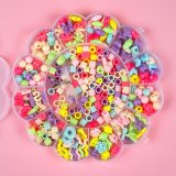 Набір намистин для плетіння браслетів Квітка 14,5 см