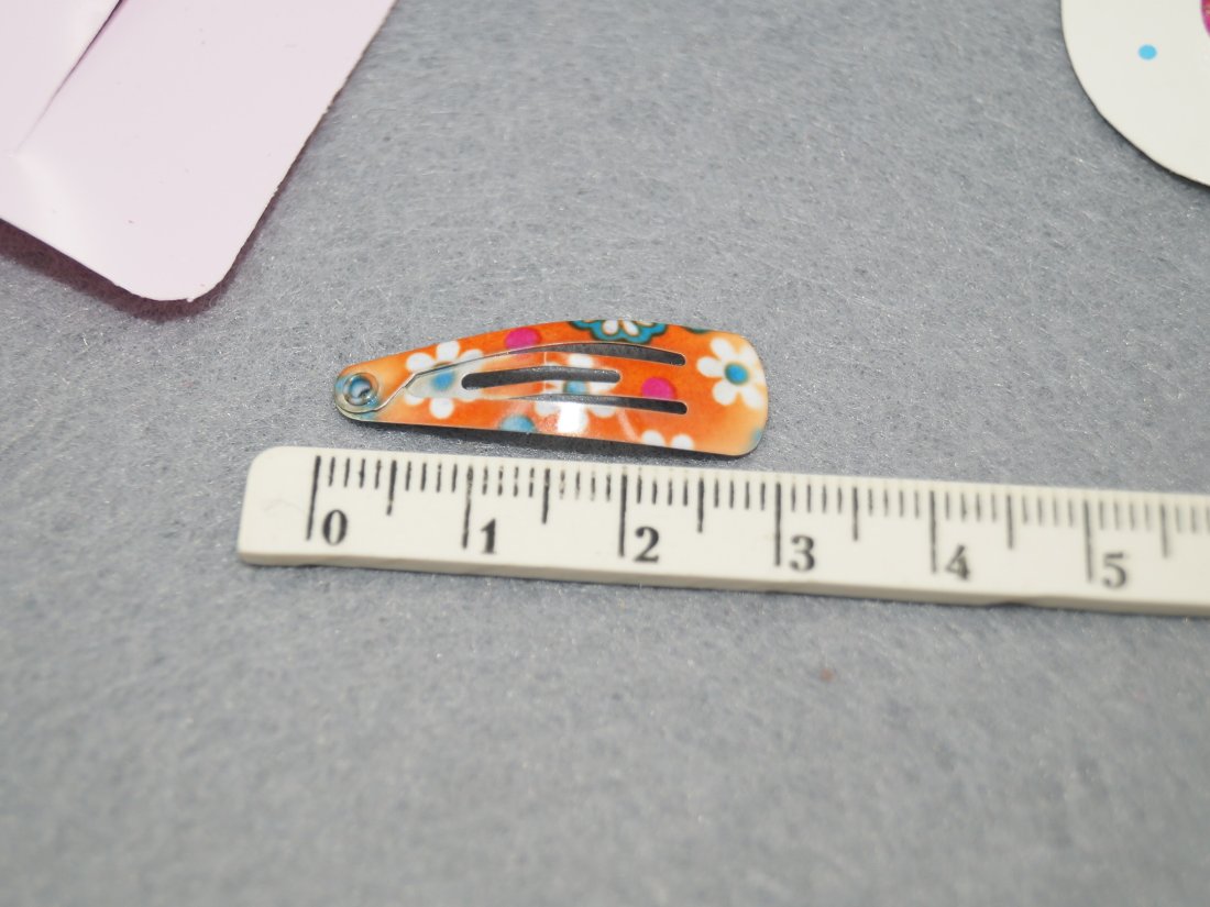 Дитячі заколки для волосся. 3 см. - Кристалік