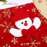 Носок для подарков маленький с Снеговиком, оптом фото 02