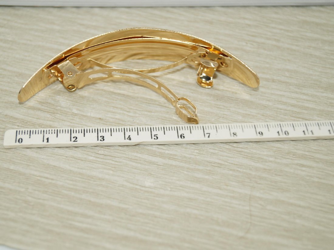 Заколка автоматична 9.5 см. - Кристалік