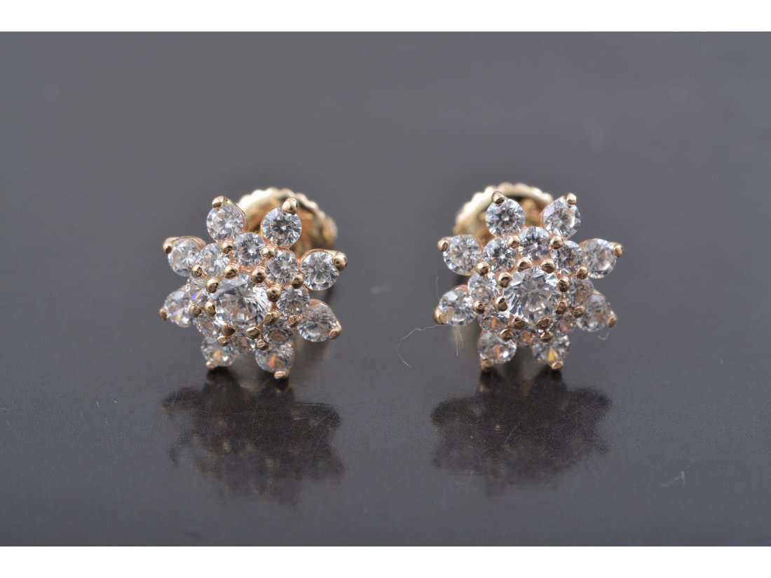 Сережки на закрутках &quot;Сніжинки&quot; - Багира