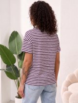 Комфортна футболка casual INNOE 300054-2 Лавандовий - Купити