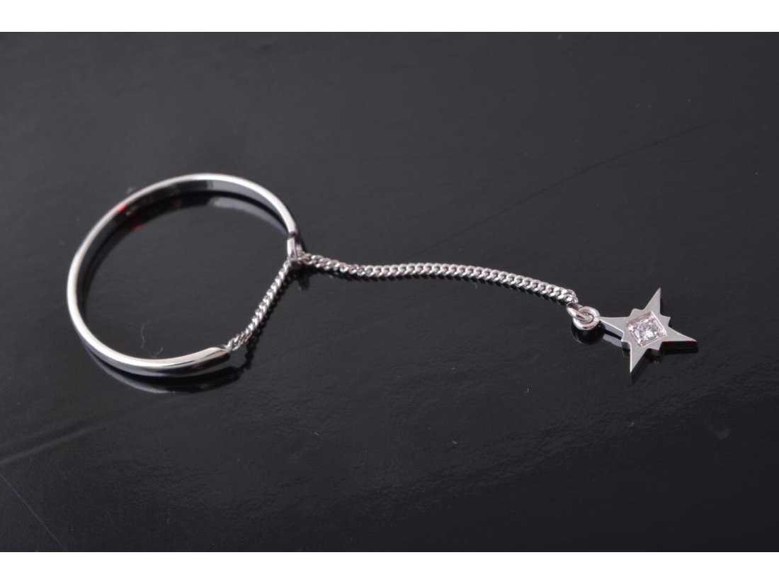 Каблучка з ланцюжком - Фото3 Каблучка з ланцюжком - Купити