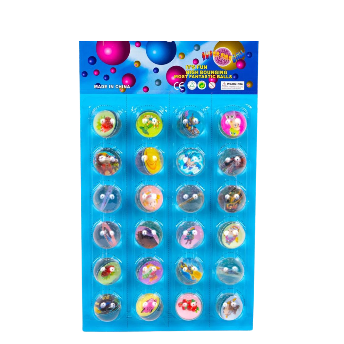 М'ячики стрибунці Блістерки 32 мм