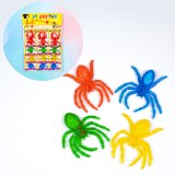 Лізун-антистрес Павуки кольорові на палетці 10 см