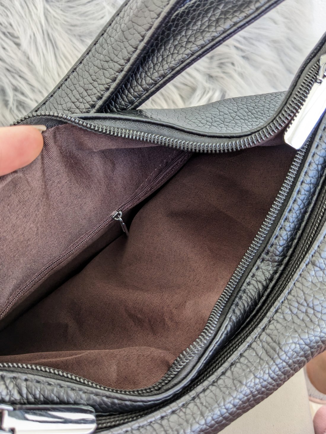 Сумка-рюкзак на блискавках для міського стилю INNOE 350014-1 Чорний