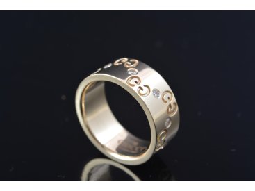 Каблучка у стилі Gucci із камінням - Купити