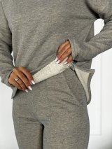 Жіночий костюм тринитка “Urban Shine” – комфорт і сяяння в одному образі INNOE 210366-4 Світло-сірий