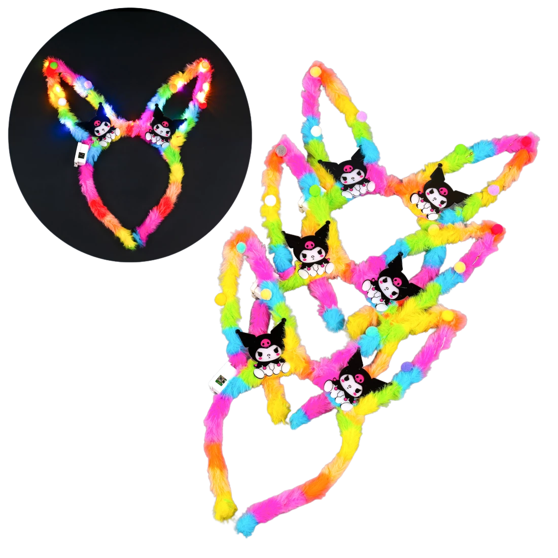 Сяючий обруч Веселка 25 см