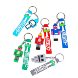 Брелоки гумові Герої Піксель 11,5 см