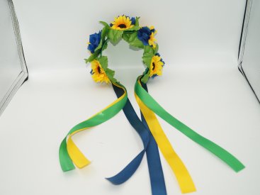 Обруч із квітами. - Купити