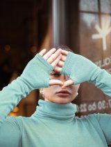 Стильна довга сукня-гольф з ангори 270384-4