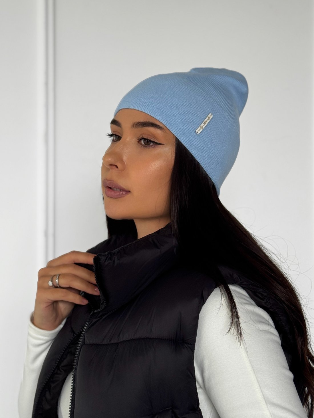 Універсальна шапка з відворотом INNOE 950251-1 Блакитний