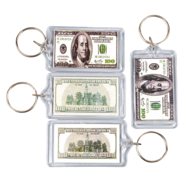 Брелок Долари пластик 9 см - Купити