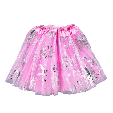Карнавальна спідниця Сніжинка рожева 30*40 см - Купити