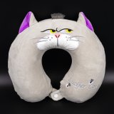 Подушка на шию з ефектом пам'яті кіт Lucifer 30 см