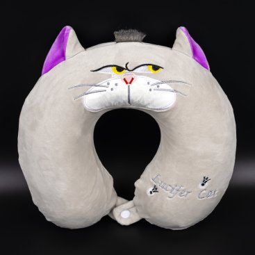 Подушка на шию з ефектом пам'яті кіт Lucifer 30 см - Купити