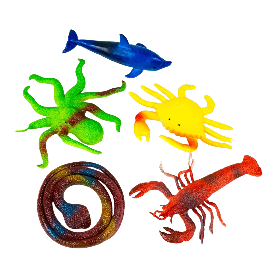 Набір гумових тварин Глибини 5 штук