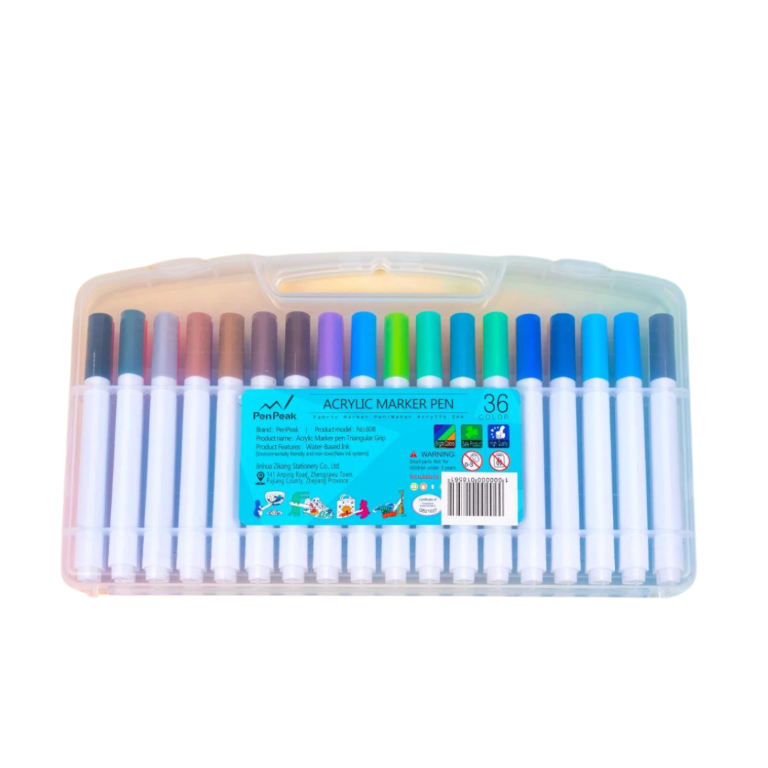 Акриловий набір маркерів для розфарбовування 36 кольорів - Купити