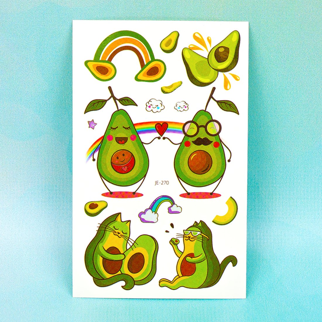 Дитячі перекладні татуювання Авокадо JE-270