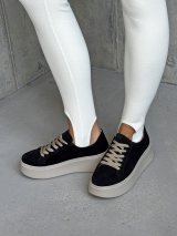 Кросівки casual чорний замш INNOE 777526-2 Чорний