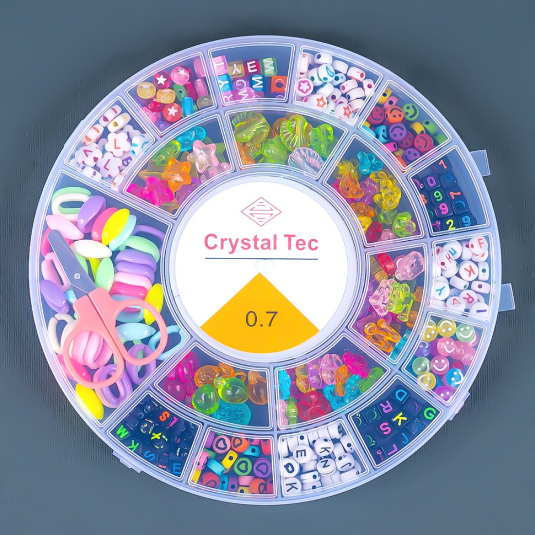 Набір намистин для плетіння браслетів Ромашка 17 см - Pobut