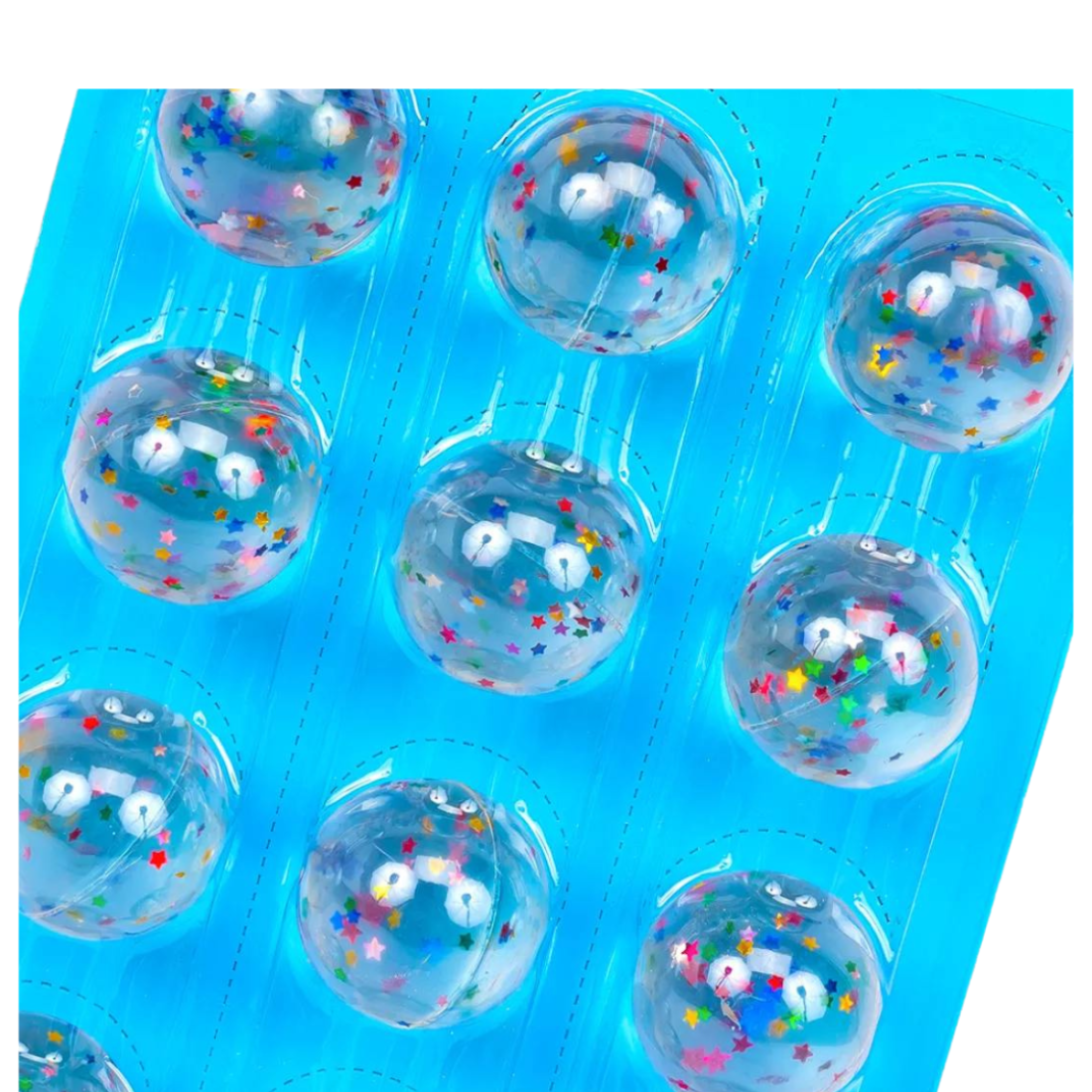 Стрибунці Зірки прозорі 45 мм - Pobut