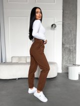 Комфортні утеплені штани INNOE 300061-1 Коричневий