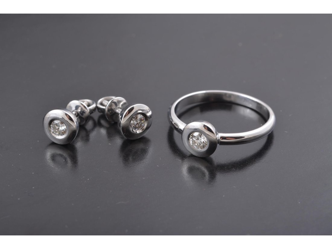 Гарнітур з діамантами - Багира