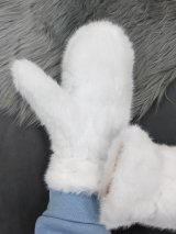 Ультрам’які хутряні рукавички INNOE 85005-2 Білий