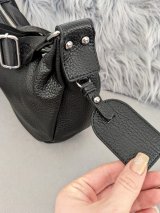 Сумка Urban Strap під натуральну шкіру з широкою шльовкою INNOE 350012-2 Чорний