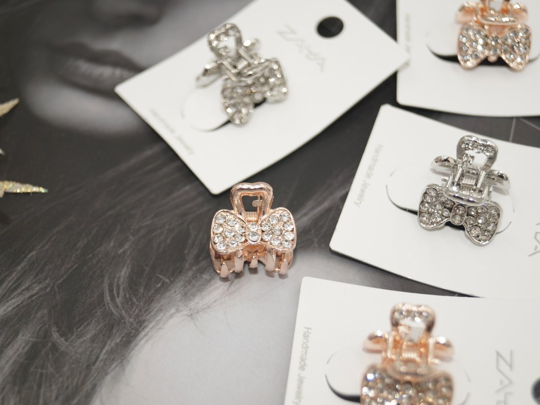 Металеві краби для волосся. &quot;ZAYA&quot; 1.5 см.