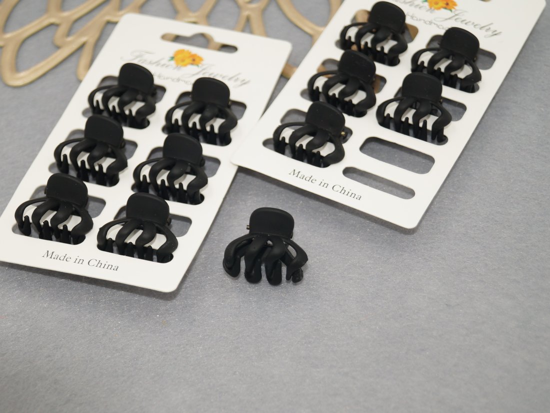 Краби для волосся. Матові 2.5 см.