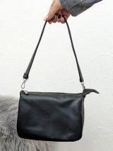 Стильна зручна сумка з екошкіри INNOE 350011-2 Чорний - Купити