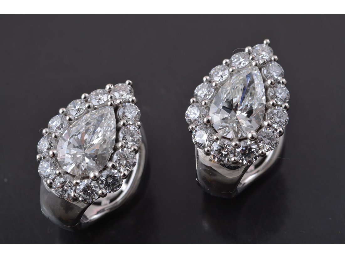 Сережки з діамантами - Купити