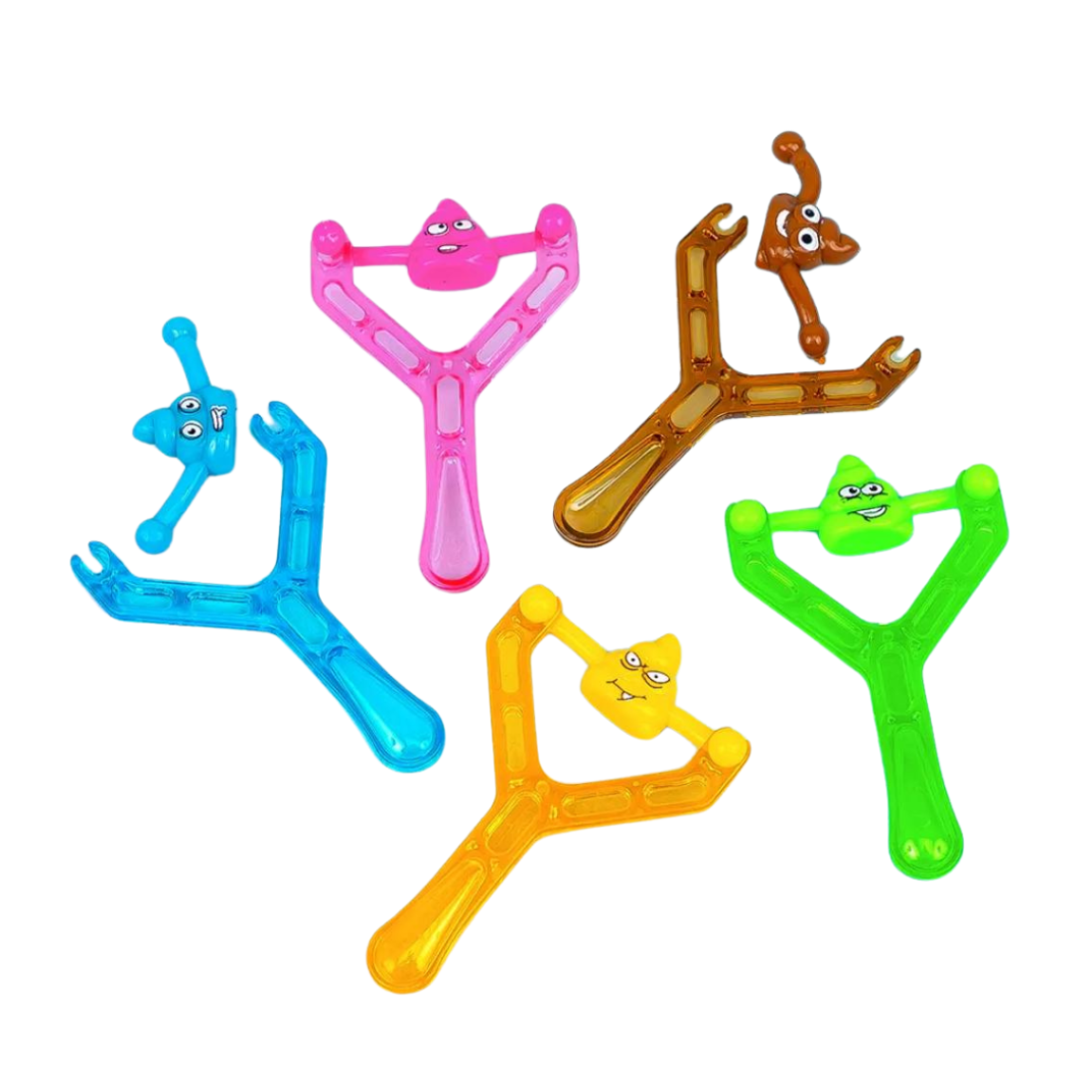 Дитяча Рогатка Какашка прилипалка 10 см