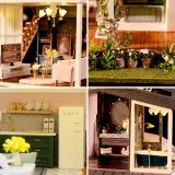 3D Румбокс Вілла «Сад Моне»‎ DIY DollHouse + пилозахисний купол