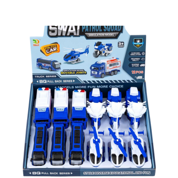 Машинки інерційні Міська Поліція 12,5 см - Купити
