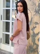 Легкий літній брючний костюм 210337-2 - Купити