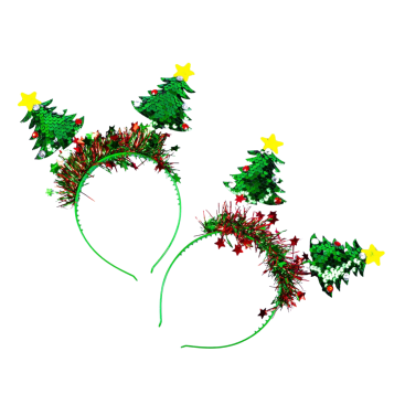 Новорічні обручі ялинки зі зірками 24 см - Купити