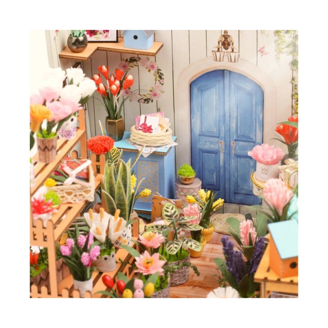 Румбокс "Квіткова оранжерея Кет" Інтер’єрний 3D конструктор