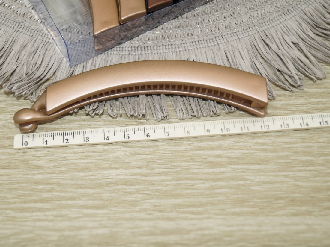 Заколка Банан. 12 см. Матова. - Кристалік