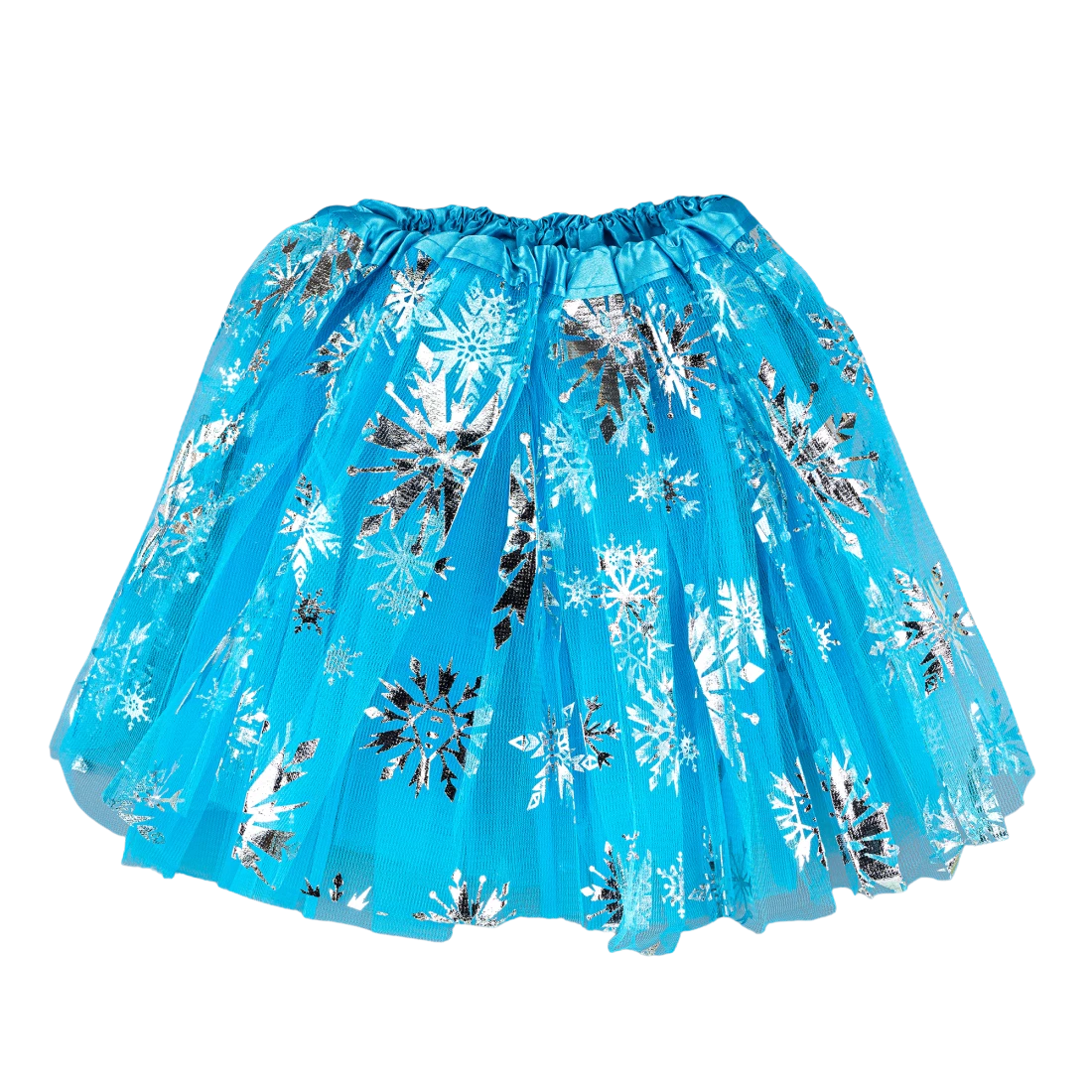 Карнавальна спідниця Сніжинка блакитна 30*40 см