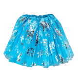 Карнавальна спідниця Сніжинка блакитна 30*40 см