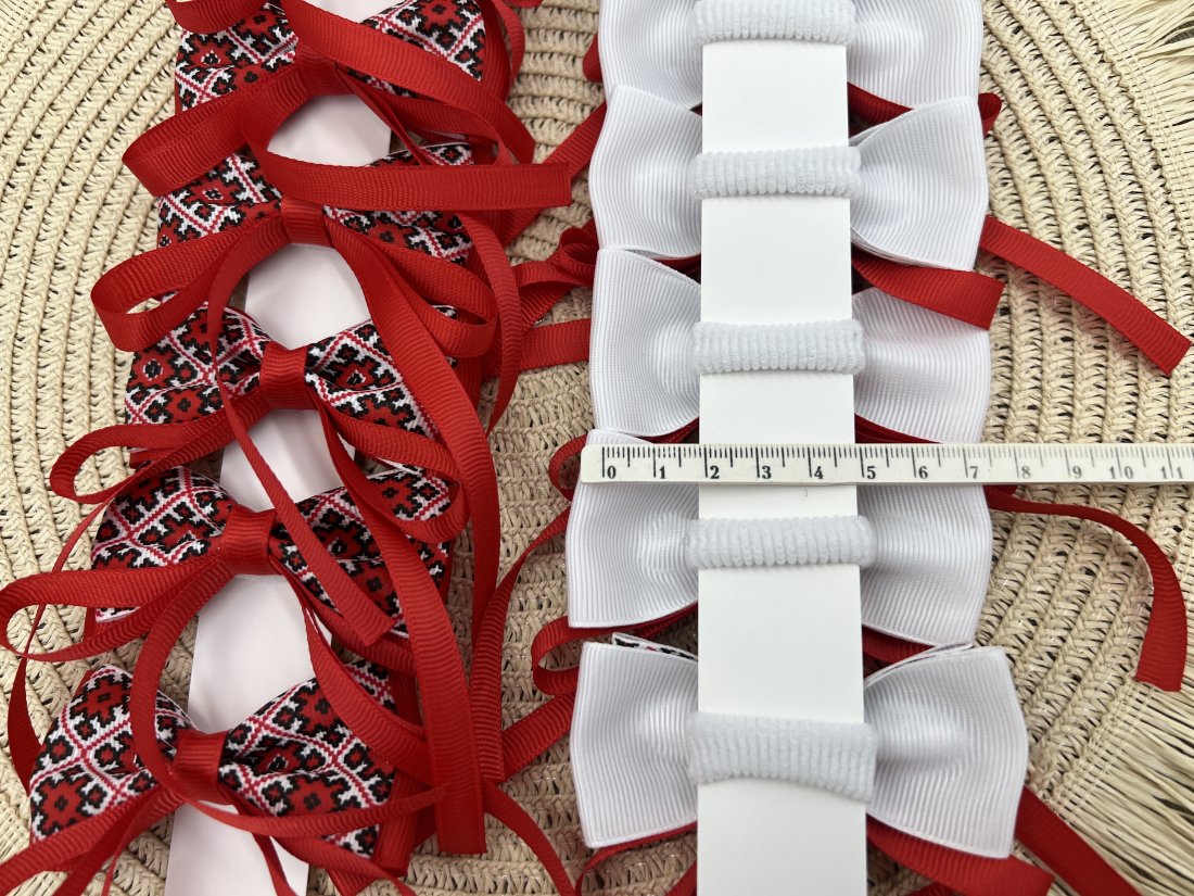 Бантики для волосся. вишиванка - Купити