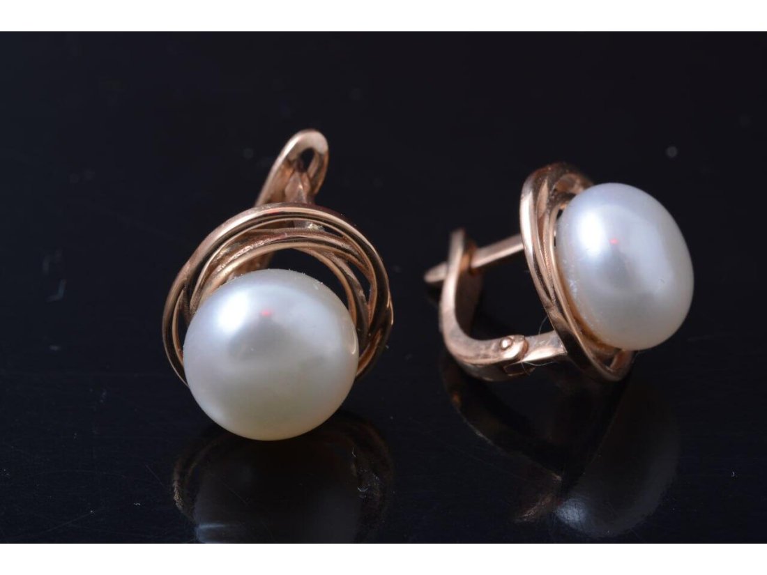 Сережки із перлинами - Фото1 Сережки із перлинами