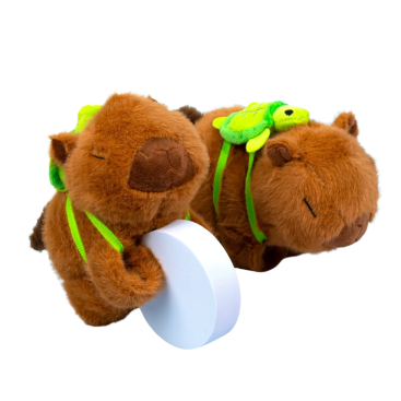 М'яка іграшка на руку Капібара з Черепашкою 20 см - Купити