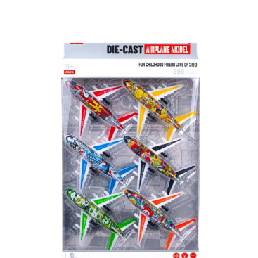 Інерційні Літаки кольорові 13 см - Купити